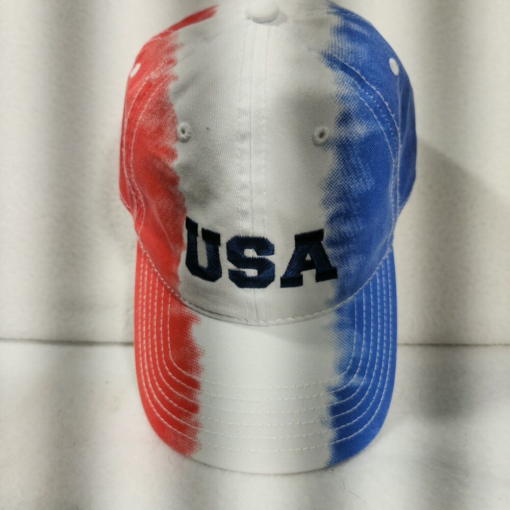 America Stars & Striped Blue Red And White USA strapback Hat Cap American  Logo